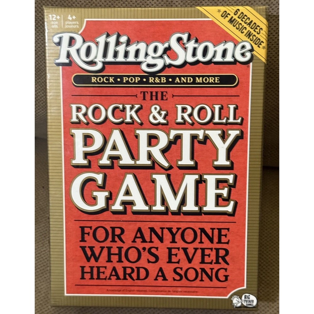 Rolling Stone Rock & Roll Party Game [Card Game] 778988297209   ** Brand New **
